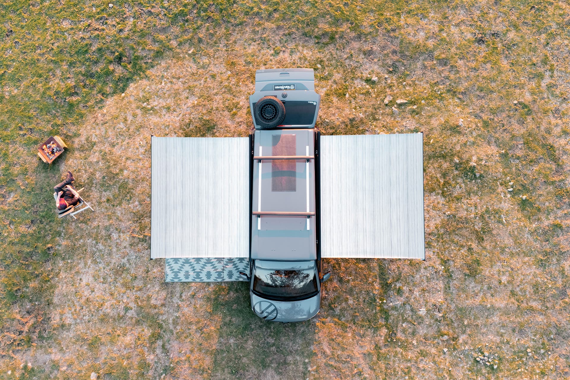 Twin Fiamma awnings