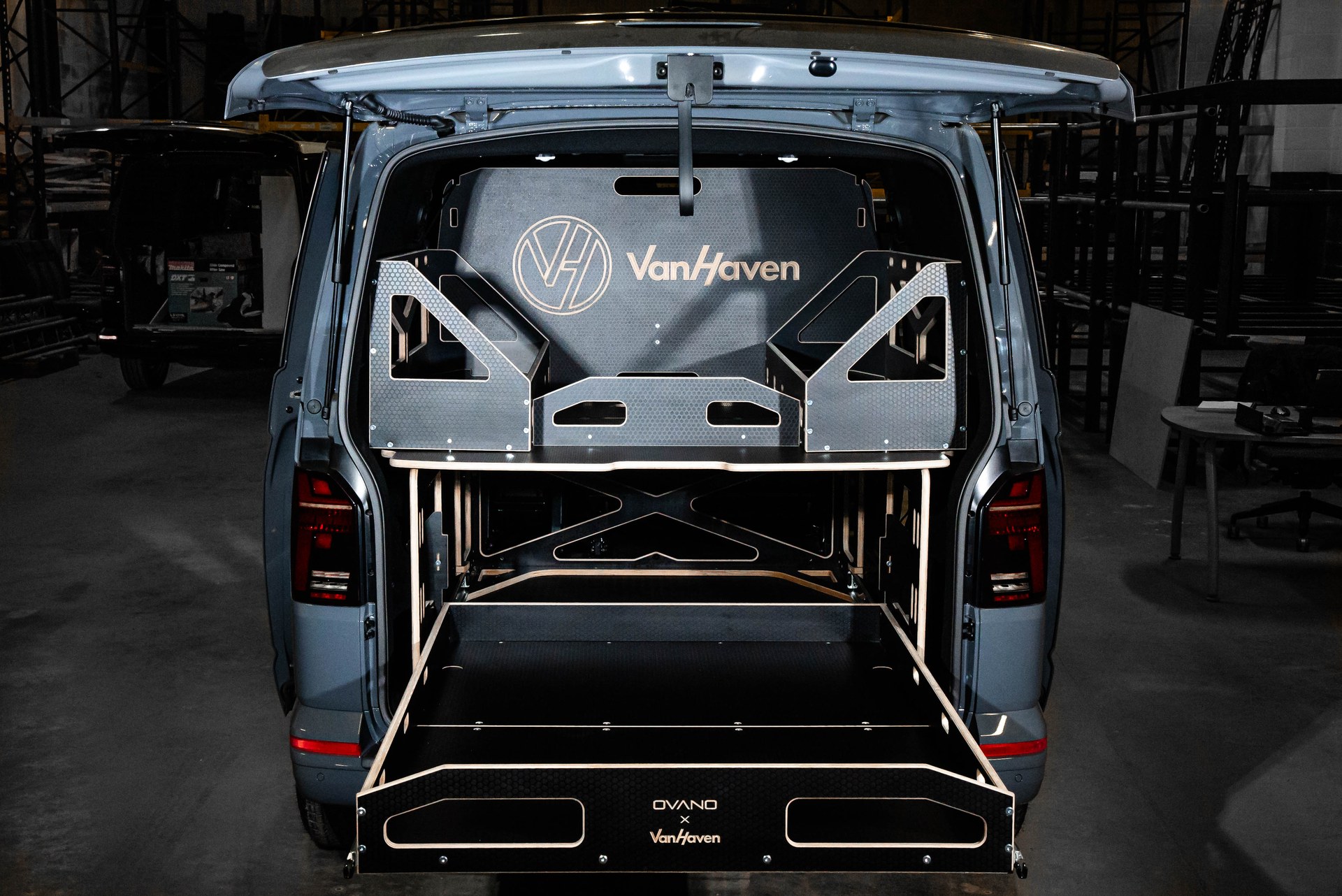 Custom woodwork in the Van Haven workshop